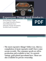 Expensive Things and Products