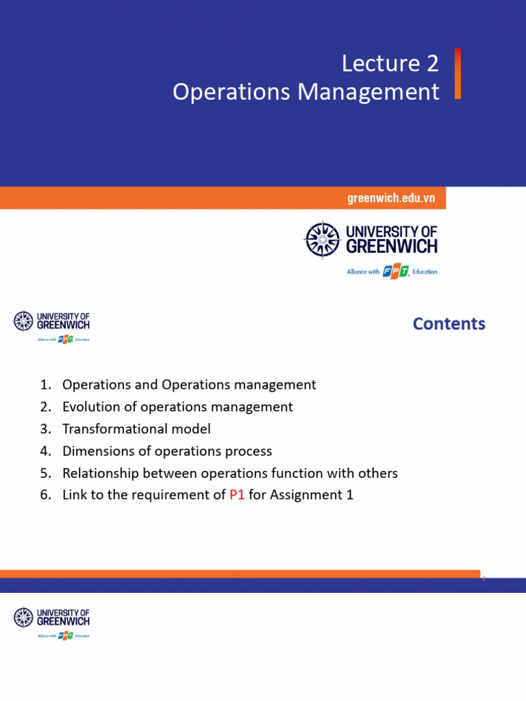 Understanding Operations Management Basics | PDF | Operations ...