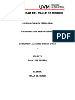 ACTIVIDAD 1. Actividad Análisis Crítico