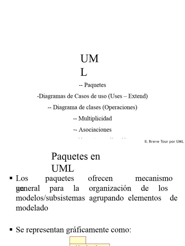 Uml 2 | PDF | Caso de uso | Lenguaje de modelado unificado