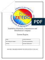 John Mutarauswa Report June