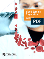 Blood Sample Preparation Techniques and Protocols