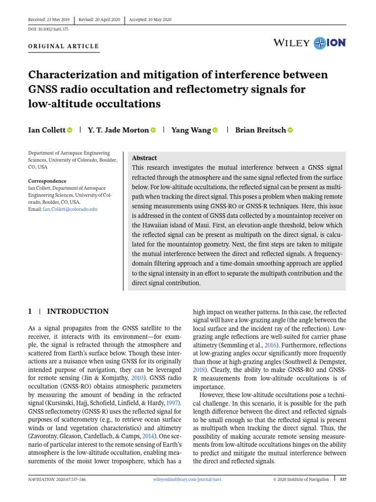 Characterization and Mitigation of Interference Between | PDF | Filter ...