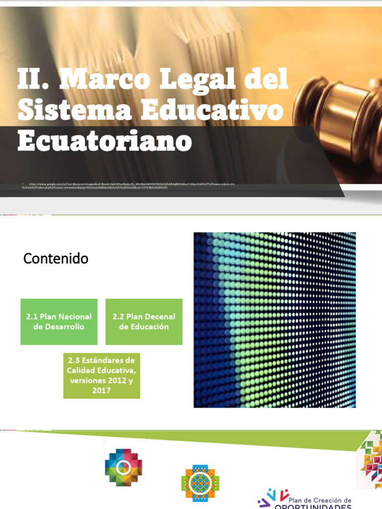 Marco Legal Educativo en Ecuador | PDF | Plan de estudios | Ecuador