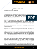 L01 - Estamos Vivendo No Fim Dos Tempos - Textual - PR Ronaldo de Jesus