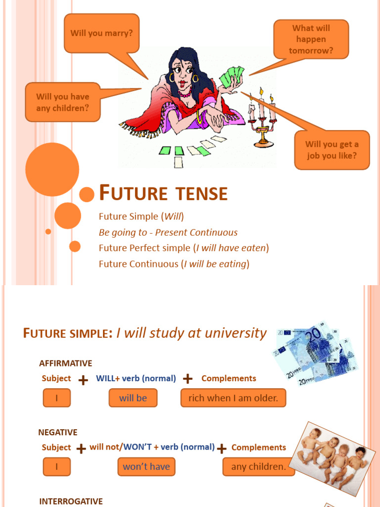 Understanding Future Tenses in English | PDF | Verb | Semantic Units