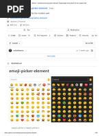 GitHub - Nolanlawson - Emoji-Picker-Element - A Lightweight Emoji Picker For The Modern Web