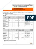 Concurso Público 001/2024 Quarta Retificação Do Edital de Abertura Publicação Nº