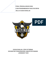 Proposal Porsi FC
