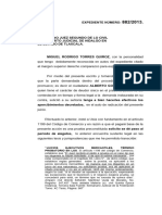 Escrito para alegatos sin periodo probatorio Miguel Rodrigo Torres Quiroz.