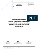 PDF Et 030 Pemex 2019 Diseo Construccion Inspeccion y Mantenimiento de Ductos Terrestres Compress