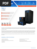 Tescom 20KVA AVR Datasheet