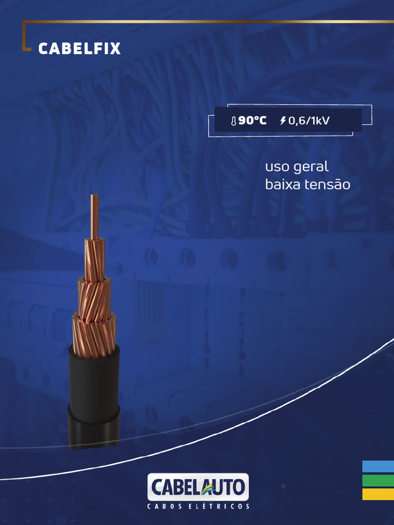 Cabos Cabelfix: Especificações NBR 7287 | PDF | Condutor elétrico ...