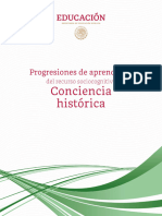 Progresiones de Aprendizaje - Conciencia Histórica