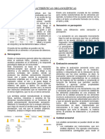 Características Organolépticas