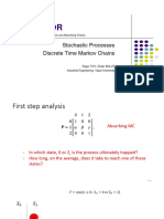 IE3354 - w5 Parti - First - Step - Analysis - and - Absorbing - Chains