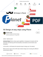 5G Design at Easy Steps Using Planet
