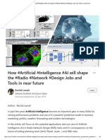 How #Artificial #Intelligence #AI Will Shape The #Radio #Network #Design Jobs and Tools in Near Future