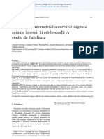 Goniometric Evaluation of The Spinal Sagittal