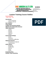 Lumion Training - Course Outline
