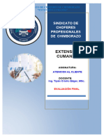 Examen de Atencion Al Cliente