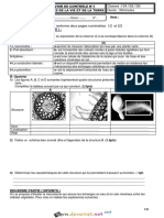 Devoir de Contrôle N°1 - SVT - 1ère AS (2018-2019) Mme Harbawi .Mbarka