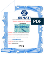 Trabajo Final Matemática