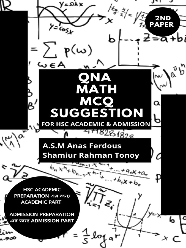 QNA Math MCQ Suggestion Part 2 Ebook Qhd9ou01uq3djxjopj