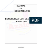 Documentación de Procesos Loncheria Flor de Azalea