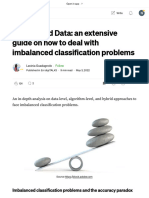 Imbalanced Data An Extensive Guide On How To Deal With Imbalanced Classification Problems by Lavinia Guadagnolo Eni digiTALKS Medium