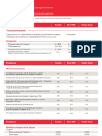 Tarifario Segmento Preferente 2024