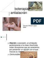 Faboterapia Antialacrán