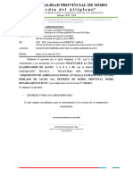 INFORME N° 003 SOLICITO INCORPORACION DE CLASIFICADOR DE GASTO