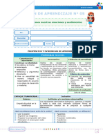 1.- Sesiones de aprendizaje - Semana 2 - UDA 1 - Editora Quipus Perú (1)