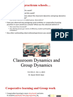 431 Classroom Dynamics