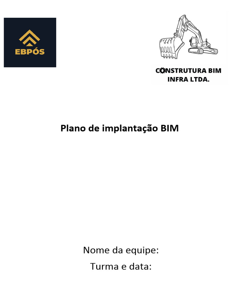 Plano de Implantação BIM: Estrutura e Objetivos | PDF | BIM | Diagrama ...