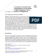 Optional - Translanguaging in Postcolonial English As A Foreign Language Classes in Higher Education in Bangladesh - 2023