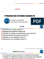 2 - Typologies Des Systèmes Solaires PV