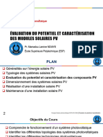 3- Evaluation du potentiel et caractérisation modules PV