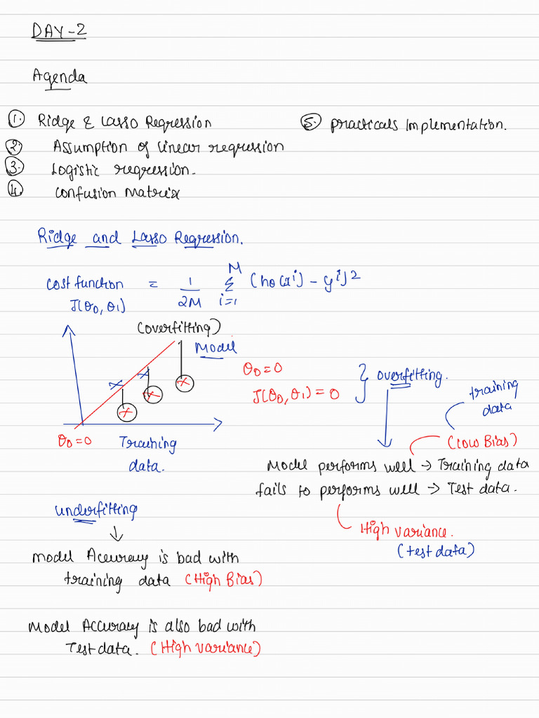 Machine Learning Notes ? | PDF