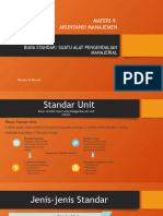 Bab 9 Biaya Standar Suatu Alat Pengendalian Manajerial