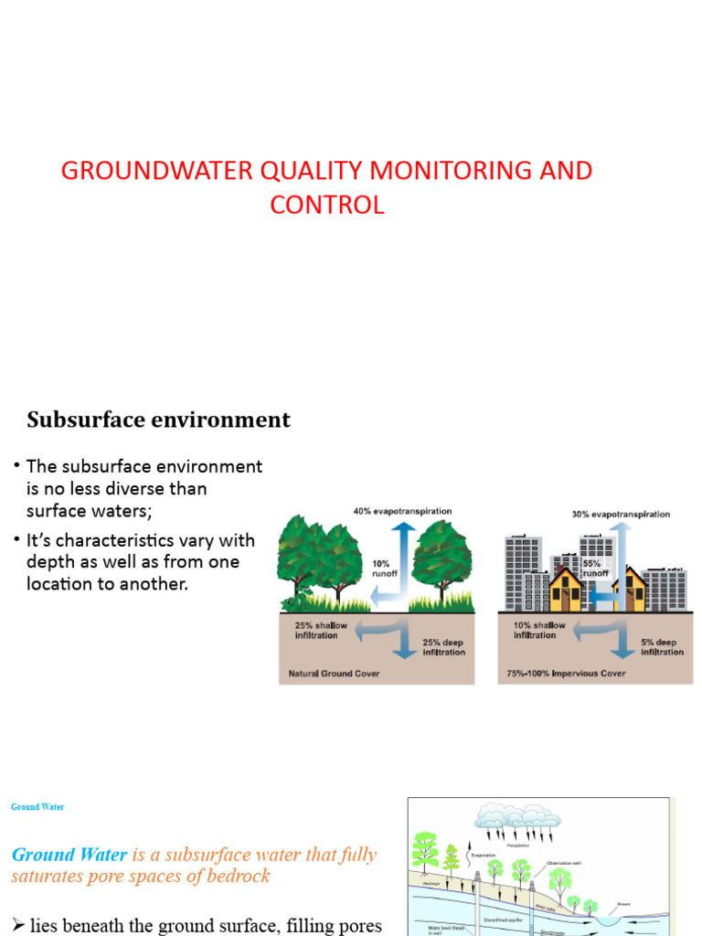 Aquifer Porosity and Groundwater Quality | PDF | Aquifer | Groundwater