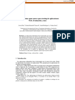 Herramientas Open Source para Testing de Aplicaciones Web. Evaluación y Usos