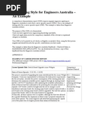 Example CER