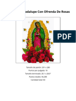 Virgen De Guadalupe Con Ofrenda De Rosas (1)