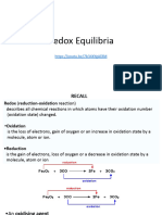 Redox Equilibria