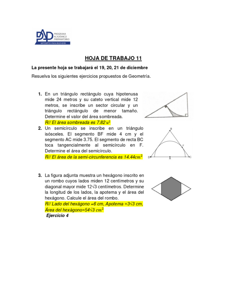 Hoja De Trabajo Del área De Triángulos Cómo Calcular El área?