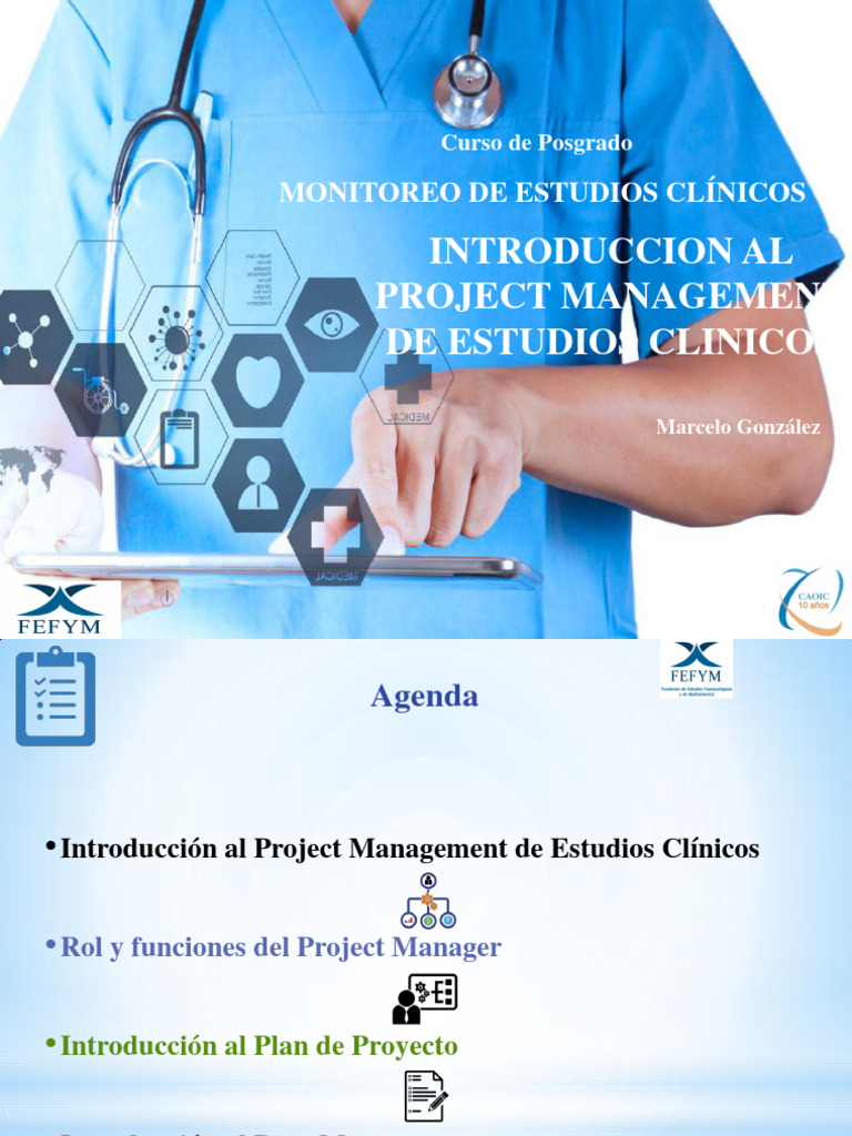 Gestión de Estudios Clínicos | PDF | Gestión de proyectos | Proyectos