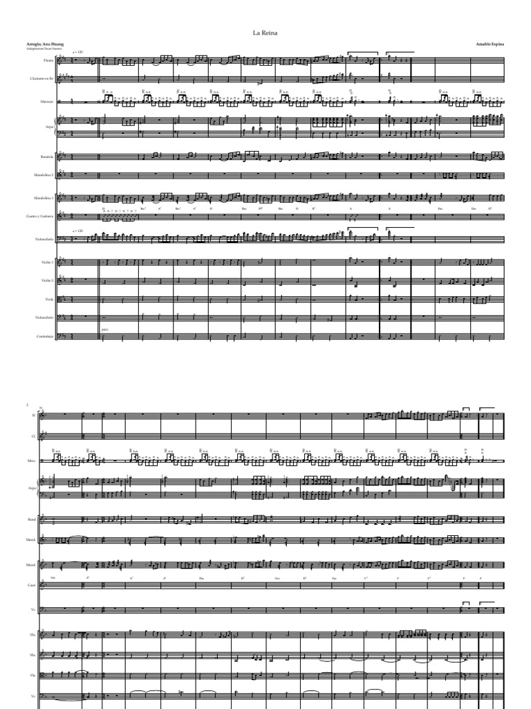 La Reina 2 - Partitura y Partes | PDF