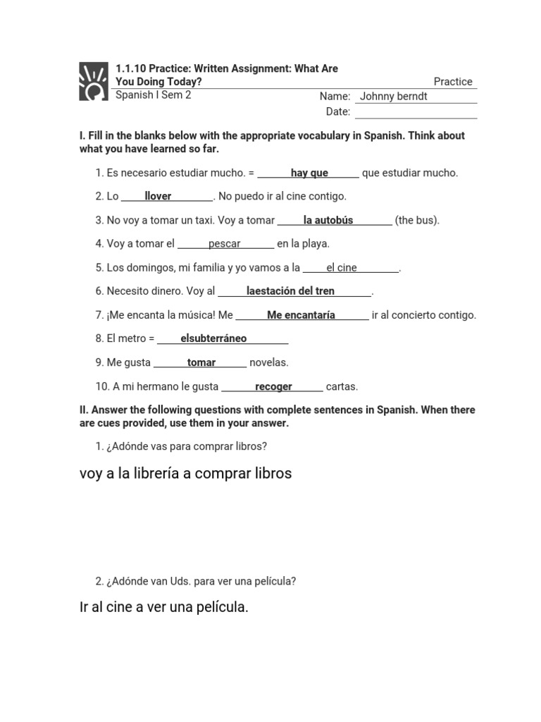 1-1-10-practice-written-assignment-what-are-you-doing-today